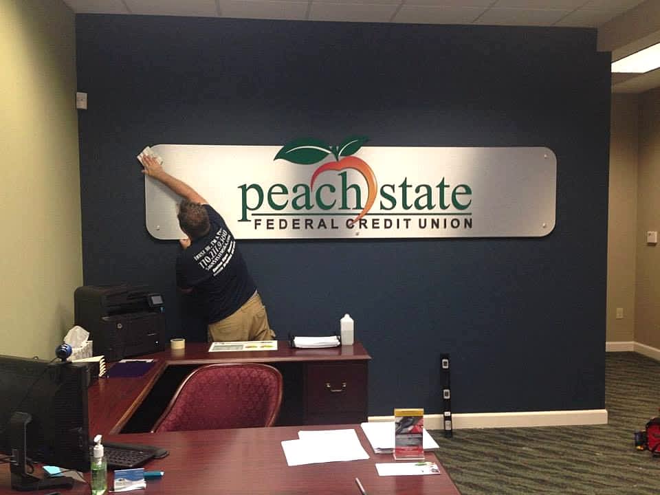sign installation